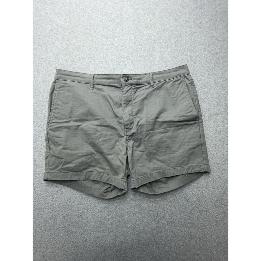 Flint‎ And Tinder Shorts Mens 38 Gray Chino Stretch 7 Inseam Casual Summer